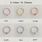 Elastic Band Women Girls Hair Rope Ponytail Holders Candy Color Heart Hair Tie