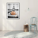 5D Diamond Painting Kit Eiffel Tower Bouquet Full Round Drill DIY Wall Art