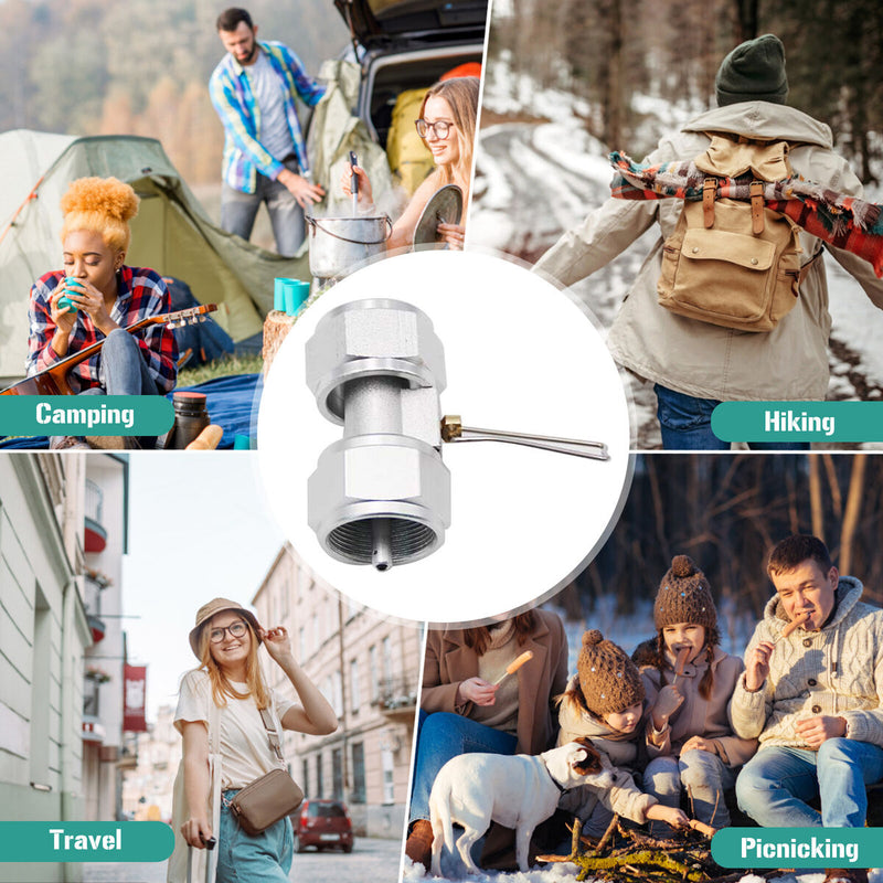 Copper American Gas Tank Filling Valve Gas Tank Refueling Adapter Outdoor Tool