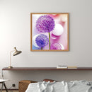 Handmade DIY Full Round Drill Diamond Painting 5D Dandelion Poster Kit