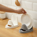 Vertical Pot Cover Rack Tableware Storage Rack Soup Spoon Rack Pot Lid Rack