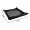 Plant Repotting Mat Waterproof Foldable Planting Pot Pad (Black 75x75cm) Newly