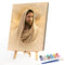 Hand Painted on Canvas DIY Religion Jesus Oil Paint By Numbers Drawing Kit Craft