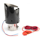 LED Muffler Silencer Luminous Exhaust Tail Throat Pipe Tip Car Styling Access