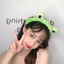 Cute Funny Frog Washing Face Hairband Skincare Hair Band Makeup Headband