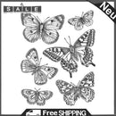 Transparent Silicone Butterfly Seal Stamping Scrapbook Paper Cut This Album Tool