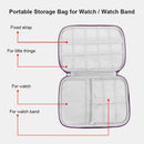 Watch Strap Organizer Watch Band Storage Bag Watchband Holder Box Travel Ca