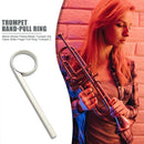 Metal Trumpet Valve Slide Finger Pull Ring for Professional Trumpet Cornet Pa