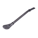 Stainless Steel Drinking Straw Reusable Sucker Spoon Filter Supply (Black) Newly