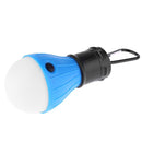 3LED Tent Hanging Lamp 3 Modes SOS Emergency Carabiner Bulb Light(Blue) Newly