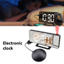 Vibrating Projection Wake Up Desktop Table Alarm Clocks with Snooze USB Ports