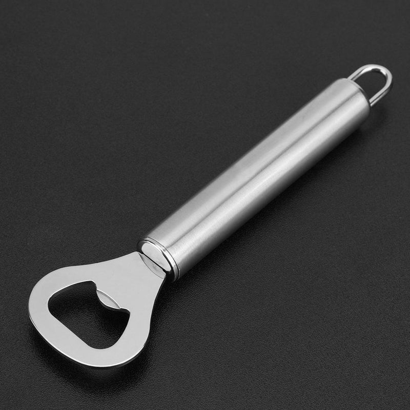 Stainless Steel Handheld Wine Beer Soda Glass Cap Bottle Opener Bar Tool