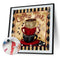 Retro Coffee Frameless Picture Oil Paint By Numbers Hand Painted Picture De