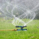 360 Degree Automatic Garden Sprinklers System Rotary Three Nozzle Arm Pipe
