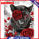 Black Pan DIY Full Embroidery Set 11CT Counted Artworks Cross Stitch Decor
