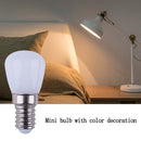 E14 Light Bulb 3W 220V Colorful LED Decorative Light Fridge Lamp (Warm) Newly