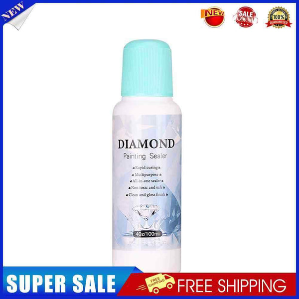 100ml Diamond Painting Sealer Conserver Permanent Hold Shine Effect 2pcs