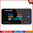 6 in 1 Color Display Digital Energy Meter (KWS-AC300-100A Solid Core CT)