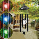Courtyard Decoration Solar Wind Chime Lights Wind Chimes Pendant Bell LED Light