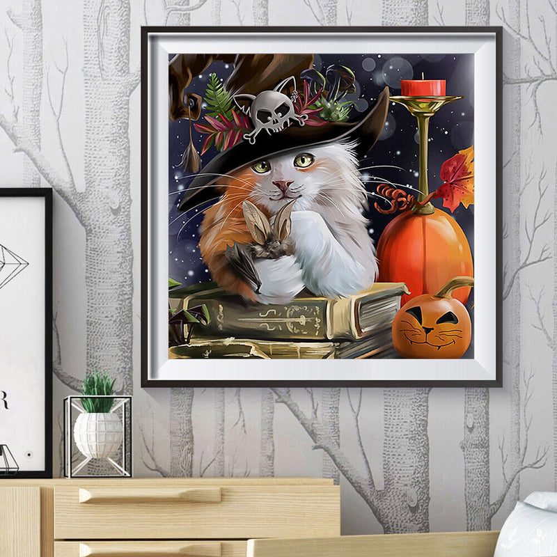 Halloween 5D DIY Diamond Painting Full Round Drill Embroidery Wall Decor Newly
