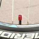 10pcs Aluminum Bicycle Tyre Tire Presta Valve Stem Caps Dust Covers (Red)