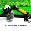 Golf Club Brush Groove Cleaning Brush Two Sided Golf Putter Wedge Ball Cleaner
