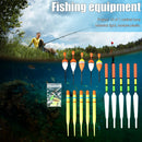 15pcs/Set Sea Fishing Floats Vertical Buoy Slip Bobber Rod Fishing Lures  Newly