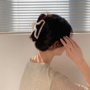 Fashion Women Clear Hollow Hair Clamps Ponytail Claw Hair Accessories (11) Newly