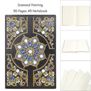 DIY Mandala Special Shaped Diamond Painting 50 Sheets A5 Notebook Journal Book