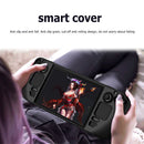 Anti Slip Game Console Back Case with Thumb Stick Caps Kits for Valve Steam D