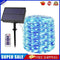 8 Modes Led Light Waterproof Wall Lamps for Outdoor Garden (Blue light-100L