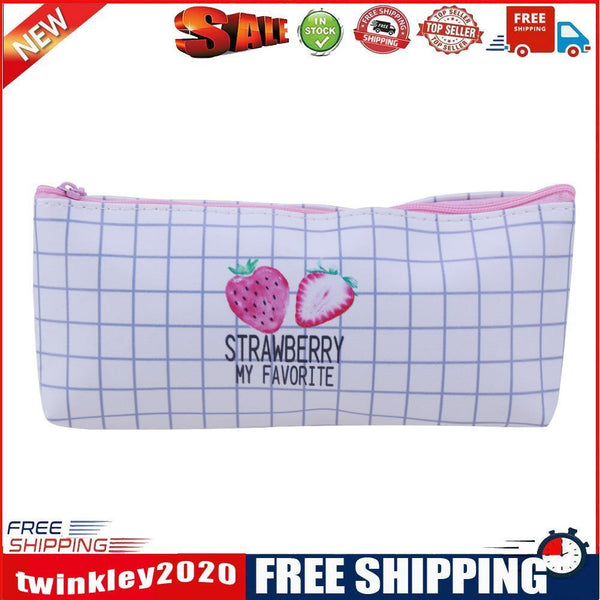 Pencil Storage Bag Waterproof Glasses Holder Organizer Stationery Case(C)