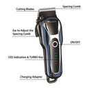 Electric Hair Trimmer for Man Men's Basic Barber Set Professional Hair Clippers