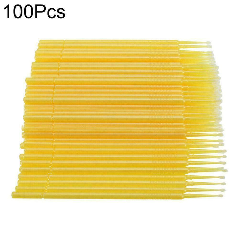 100x Micro Tips 1.0mm Car Up Paints Micro Brush Small Accessory Applicator N2C8