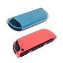 2pcs for Nintendo Game Controller Protective Cases Transparent Clear Crystal Hard Scarf