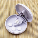 Round Cutter Crusher Powder Tablet Medicine Tablets Cut Splitter (White)