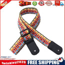 Nylon Guitar Strap Adjustable Belt for Electric Folk Guitar Ukulele Bass