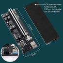 Ver009S Plus PCIe Riser Card PCI-E 1x to 16X Extender SATA 15Pin to 6Pin Power