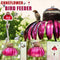 Metal Flower Bird Feeder Bottle Sensation Stand Coneflower Garden Decor