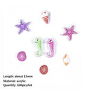 Accessories Conch Sea Shell Starfish DIY Loose Bead Ocean Theme Pendants
