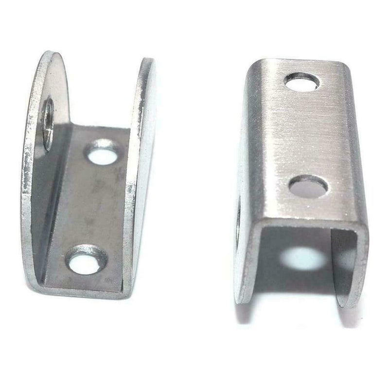 Glass Shelf Bracket Clamp Shelving Balustrade Brackets Alloy Holder Support D4G1