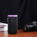 Neoprene SLR Camera Lens Pouch Case Drawstring Shockproof Soft Protective B