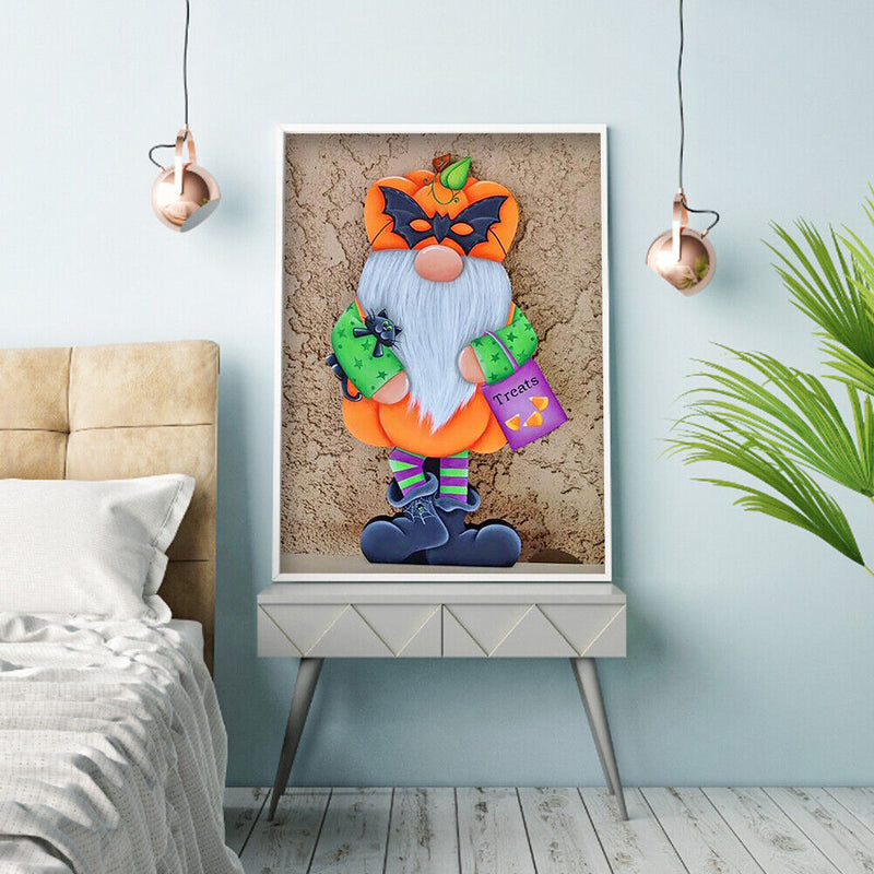 30x40cm 5D DIY Full Round Drill Diamond Painting Gingerbread Goblin Art Decor