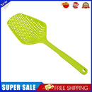 Plastic No-stick Water Ice Shovel Filter Long Strainer Colander (Green)