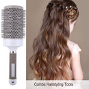 Pro Hair Brush High Temperature Resistant Ceramic Iron Round Comb (65mm) Newly
