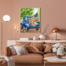 HandPainted Oil Paint Kill Time Picture Coloring Artcraft Flower Abstract Series