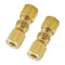 1* 3/16" Brass Compression Fitting Straight Union Connector M0L1 A9T5 N8S2 Z7E6