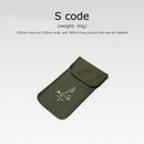 Outdoor Camping Stake Storage Bag Wind Rope Tent Pegs Ground Nails Holder Cas