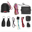 Car Vehicle Burglar Alarm Protection Keyless Security System with 2 Remotes