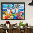 Diamond Painting Beach Goblin Full Round Drill Rhinestone Picture